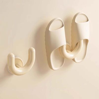 OEM 4 Zapateros De Pared Con Ventosas Para Zapatillas, Almacenamiento Multifuncional, Ahorran Espacio, Ideales Para Recibidores, Baños, Vestidores, Etc. - Color Beige OEM 4 Zapateros De Pared Con Ventosas Para Zapatillas, Almacenamiento Multifuncional, Ahorran Espacio, Ideales Para Recibidores, Baños, Vestidores, Etc. - Color Beige
