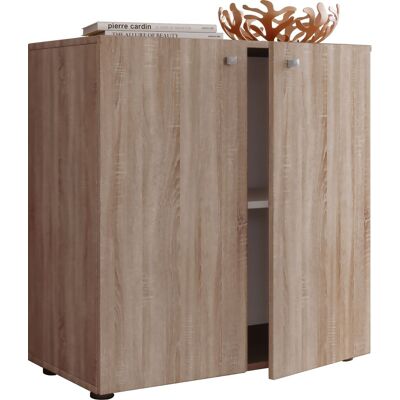 EBUY24 Vcm Caja De Cajones De Madera Dimensiones Cofre De Cajones Aprox. Al. 75 X An. 70 X T. 36 Cm Sideboard Con Práctica División Entrezanine 2 Puertas Giratorias - Vandol 1 (sonoma Roble (aserradero)) EBUY24 Vcm Caja De Cajones De Madera Dimensiones Cofre De Cajones Aprox. Al. 75 X An. 70 X T. 36 Cm Sideboard Con Práctica División Entrezanine 2 Puertas Giratorias - Vandol 1 (sonoma Roble (aserradero))