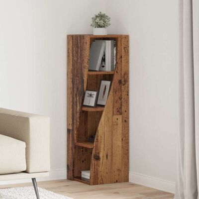 Vidaxl Armario De Esquina 32x32x102cm Madera De Ingeniería Vidaxl Armario De Esquina 32x32x102cm Madera De Ingeniería