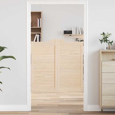 Puertas Batientes Diseño De Lamas 2 Par 100x100cm Madera Pino Vidaxl Puertas Batientes Diseño De Lamas 2 Par 100x100cm Madera Pino Vidaxl