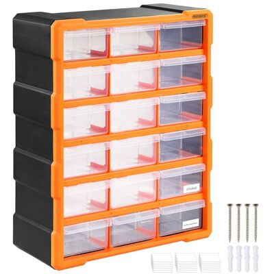 Organizador De Herramientas 18 Cajones Para Taller Almacenamiento Compartimentos Extensibles - Monzana Organizador De Herramientas 18 Cajones Para Taller Almacenamiento Compartimentos Extensibles - Monzana