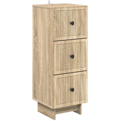 Cajonera Roble Sonoma 33 X 34,5 X 90 Cm Madera De Ingeniería Vidaxl Cajonera Roble Sonoma 33 X 34,5 X 90 Cm Madera De Ingeniería Vidaxl