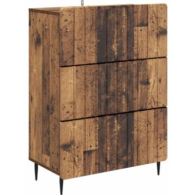 Cajonera Madera Envejecida 66 X 34,5 X 92 Cm Vidaxl Cajonera Madera Envejecida 66 X 34,5 X 92 Cm Vidaxl