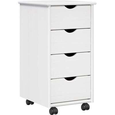 Gabinete Rodante 34 X 39 X 65,5 Cm Madera De Pino Macizo Vidaxl Gabinete Rodante 34 X 39 X 65,5 Cm Madera De Pino Macizo Vidaxl