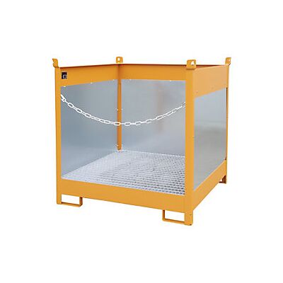 Bauer Palet De Almacenamiento Y Transporte Con Cubeta Colectora Con Bauer Palet De Almacenamiento Y Transporte Con Cubeta Colectora Con