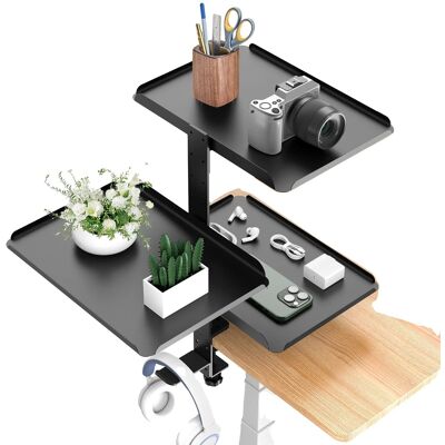 OEM Organizador De Escritorio, Diseño Ajustable De 3 Niveles, Almacenamiento Que Ahorra Espacio, Negro. OEM Organizador De Escritorio, Diseño Ajustable De 3 Niveles, Almacenamiento Que Ahorra Espacio, Negro.
