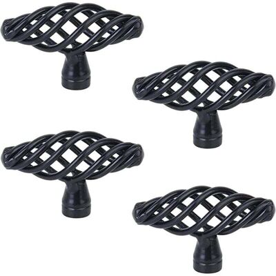 DPZO 4 Tiradores Antiguos Para Muebles, Tiradores Vintage Con Forma De Jaula De Pájaro, Elegancia Clásica, Para Muebles, Armarios, Puertas Y Ventanas, Baño (con Tornillos) DPZO 4 Tiradores Antiguos Para Muebles, Tiradores Vintage Con Forma De Jaula De Pájaro, Elegancia Clásica, Para Muebles, Armarios, Puertas Y Ventanas, Baño (con Tornillos)