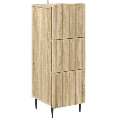 Cajonera Roble Sonoma 33 X 34,5 X 92 Cm Madera De Ingeniería Vidaxl Cajonera Roble Sonoma 33 X 34,5 X 92 Cm Madera De Ingeniería Vidaxl