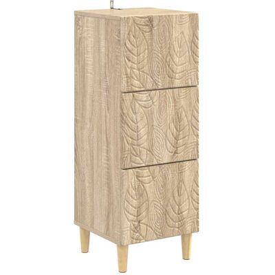 Cajonera Roble Sonoma 33 X 34,5 X 90 Cm Madera De Ingeniería Vidaxl Cajonera Roble Sonoma 33 X 34,5 X 90 Cm Madera De Ingeniería Vidaxl