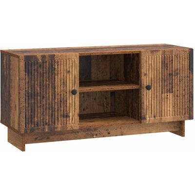 Mueble De Tv 102 X 34,5 X 50 Cm Madera Envejecida Vidaxl Mueble De Tv 102 X 34,5 X 50 Cm Madera Envejecida Vidaxl