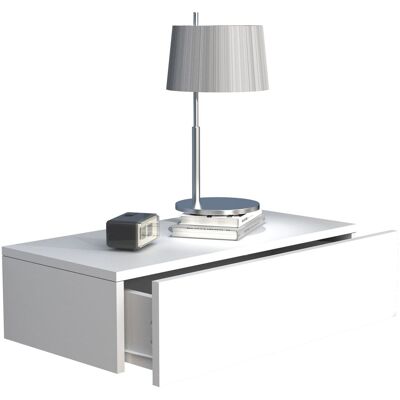 Ebuy24 - Gabinete De Noche Vcm Cajón De Pared Tablero De Pared Mesa De Noche Dimensiones Aprox. Al. 15 X An. 60 X P. 30 Cm - Usal M 60 Cm (blanco) Ebuy24 - Gabinete De Noche Vcm Cajón De Pared Tablero De Pared Mesa De Noche Dimensiones Aprox. Al. 15 X An. 60 X P. 30 Cm - Usal M 60 Cm (blanco)
