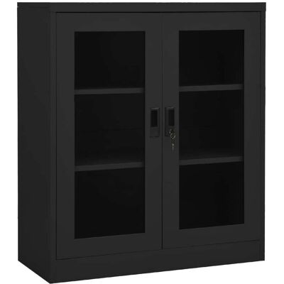 vidaXL - Nova - 90x40x105 cm - Acero - Armario oficina vidaXL - Nova - 90x40x105 cm - Acero - Armario oficina