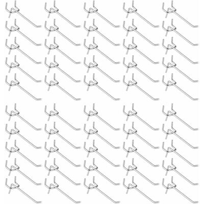 OEM 50 Ganchos Para Tableros Perforados, Ganchos Para Estantes De Pared Para Exhibiciones De Tableros Perforados, Garajes, Talleres, Herramientas, Almacenamiento, Colgadores De Estantes De Pared. OEM 50 Ganchos Para Tableros Perforados, Ganchos Para Estantes De Pared Para Exhibiciones De Tableros Perforados, Garajes, Talleres, Herramientas, Almacenamiento, Colgadores De Estantes De Pared.