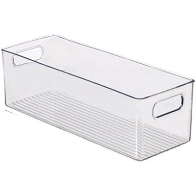 OEM Caja De Almacenamiento Para Armario/cocina, Contenedor Mediano De Plástico Para Refrigerador, Caja Larga, Transparente -crezuo OEM Caja De Almacenamiento Para Armario/cocina, Contenedor Mediano De Plástico Para Refrigerador, Caja Larga, Transparente -crezuo
