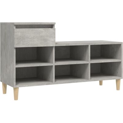 vidaXL 102x36x60 cm Zapatero Gris - Mueble para Zapatos vidaXL 102x36x60 cm Zapatero Gris - Mueble para Zapatos