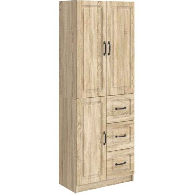 Juego De Armarios 2 Uds. Roble Sonoma Madera De Ingeniería Vidaxl Juego De Armarios 2 Uds. Roble Sonoma Madera De Ingeniería Vidaxl