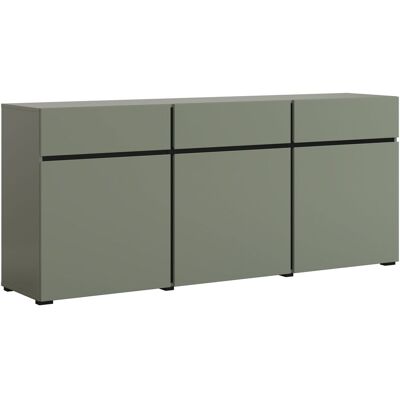 Arredamento1 - Cómoda Alfere 103, Verde, Con Cajones Y Puertas, Número De Cajones: 0, 78x180x40cm Arredamento1 - Cómoda Alfere 103, Verde, Con Cajones Y Puertas, Número De Cajones: 0, 78x180x40cm