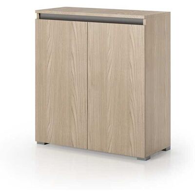 Kiamami Valentina - Armario Multiusos Efecto Madera Olmo 2 Puertas Kiamami Valentina - Armario Multiusos Efecto Madera Olmo 2 Puertas