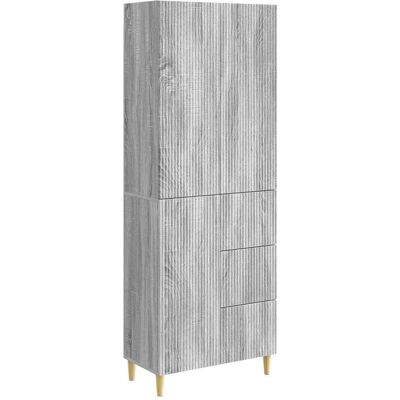 Juego De Armarios 2 Uds. Sonoma Gris Madera De Ingeniería Vidaxl Juego De Armarios 2 Uds. Sonoma Gris Madera De Ingeniería Vidaxl