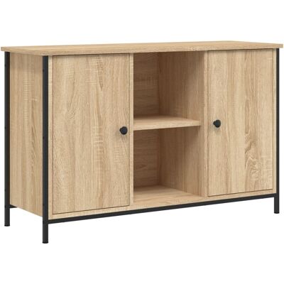 Vidaxl - Mueble De Tv Madera De Ingeniería Roble Sonoma 100x35x65 Cm Vidaxl - Mueble De Tv Madera De Ingeniería Roble Sonoma 100x35x65 Cm
