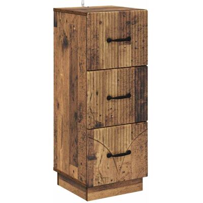 Cajonera Madera Envejecida 33 X 34,5 X 87 Cm Vidaxl Cajonera Madera Envejecida 33 X 34,5 X 87 Cm Vidaxl