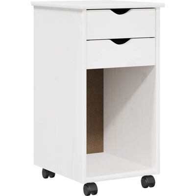 Gabinete Rodante 34 X 39 X 65,5 Cm Pino Macizo Vidaxl Gabinete Rodante 34 X 39 X 65,5 Cm Pino Macizo Vidaxl