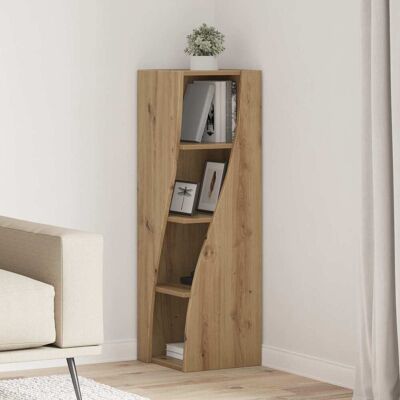 Vidaxl Armario De Esquina 32x32x102cm Madera De Ingeniería Vidaxl Armario De Esquina 32x32x102cm Madera De Ingeniería