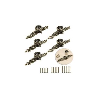 OEM Tiradores De Puerta Con Forma De Hoja, Pomos Retro Para Puertas De Armarios, Para Decorar Cajones, Cómodas, Armarios Y Muebles - Crezuo OEM Tiradores De Puerta Con Forma De Hoja, Pomos Retro Para Puertas De Armarios, Para Decorar Cajones, Cómodas, Armarios Y Muebles - Crezuo
