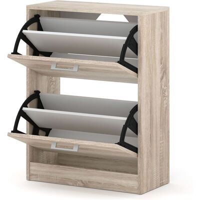 BIM FURNITURE Zapatero Ada 2d Con 2 Puertas Abatibles – Roble Sonoma BIM FURNITURE Zapatero Ada 2d Con 2 Puertas Abatibles – Roble Sonoma