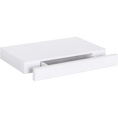 Woltu - Estantes Para Pared Blanco Con Cajon Estanterías Suspendida Para Libros Fotos Balda Flotante Colgante Para Salon Baño Cocina Y Dormitorio Woltu - Estantes Para Pared Blanco Con Cajon Estanterías Suspendida Para Libros Fotos Balda Flotante Colgante Para Salon Baño Cocina Y Dormitorio