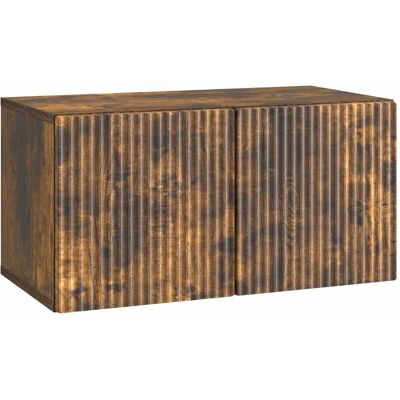 Mueble Para Tv De Pared Roble Ahumado 59,5 X 31 X 30 Cm Vidaxl Mueble Para Tv De Pared Roble Ahumado 59,5 X 31 X 30 Cm Vidaxl