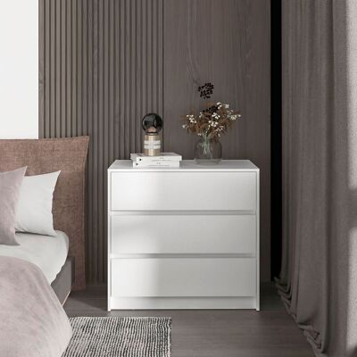TuHome Austin Cómoda - Mueble de Dormitorio Blanco Modern TuHome Austin Cómoda - Mueble de Dormitorio Blanco Modern