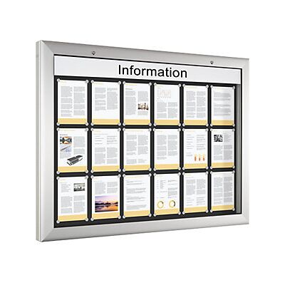 Certeo - Vitrina Para Interiores Y Exteriores Formato Apaisado Para Certeo - Vitrina Para Interiores Y Exteriores Formato Apaisado Para