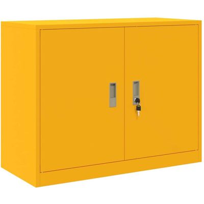 Armario De Almacenamiento Amarillo Mostaza 90 X 40 X 70 Cm Vidaxl Armario De Almacenamiento Amarillo Mostaza 90 X 40 X 70 Cm Vidaxl