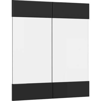 Frente De Cocina R-line, Negro Brillo Intenso, 59.2 X 59 Cm Frente De Mueble Para Armario Mural Con Vitrina, Vicco Frente De Cocina R-line, Negro Brillo Intenso, 59.2 X 59 Cm Frente De Mueble Para Armario Mural Con Vitrina, Vicco