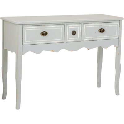 Wanderlust Deco - Recibidor De Madera Con 3 Cajones 120x40x82,5h Cm Wanderlust Deco - Recibidor De Madera Con 3 Cajones 120x40x82,5h Cm