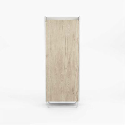 Herdasa Modelo 525 Zapatero - Blanco/Roble Claro - 133cm Herdasa Modelo 525 Zapatero - Blanco/Roble Claro - 133cm