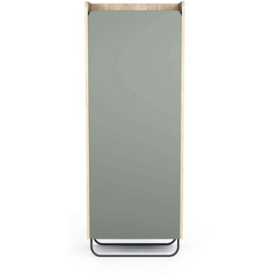 HERDASA Recibidor Zapatero 1 Puerta Modelo 525 Acabado Roble Claro/verde. 133cm(alto) 50cm(ancho) 28cm(fondo). HERDASA Recibidor Zapatero 1 Puerta Modelo 525 Acabado Roble Claro/verde. 133cm(alto) 50cm(ancho) 28cm(fondo).