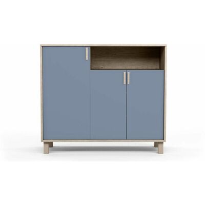Herdasa Modelo 520 Azul/Ebano Armario 3 Puertas Herdasa Modelo 520 Azul/Ebano Armario 3 Puertas