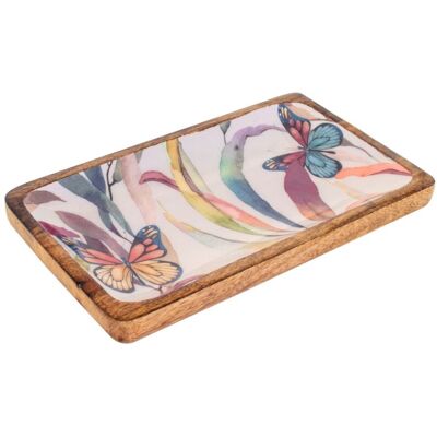 Signes Grimalt Bandeja Cocina Bandeja Mariposas M Cajas Y Bandejas Marrón 12x18x3cm 34254 Signes Grimalt Bandeja Cocina Bandeja Mariposas M Cajas Y Bandejas Marrón 12x18x3cm 34254