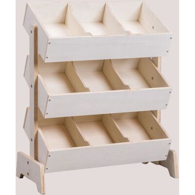 Sklum - Mueble Organizador De Juguetes En Madera Yerai Kids Sklum - Mueble Organizador De Juguetes En Madera Yerai Kids