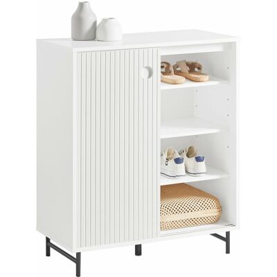 Aparador Entrada Recibidor Con Puerta Correderas Y Balda Ajustable 70 X 37 X 87 Cm Blanco Fsb62-w Sobuy Es Aparador Entrada Recibidor Con Puerta Correderas Y Balda Ajustable 70 X 37 X 87 Cm Blanco Fsb62-w Sobuy Es