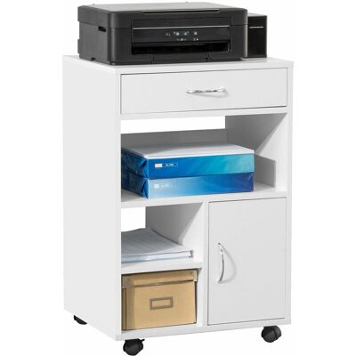 Soporte Para Impresora Multifuncional Armario De Oficina Mesa Auxiliar Con Cajón Y Puerta Blanco 50 X 75 X 40 Cm Fbt106-w Sobuy Es Soporte Para Impresora Multifuncional Armario De Oficina Mesa Auxiliar Con Cajón Y Puerta Blanco 50 X 75 X 40 Cm Fbt106-w Sobuy Es