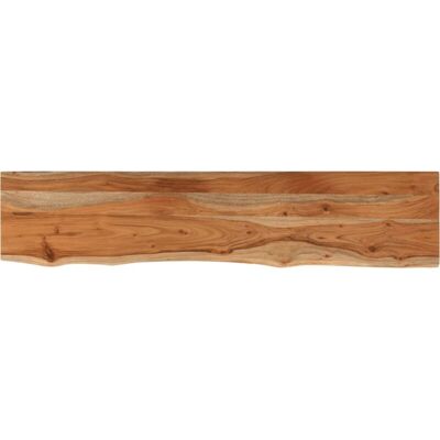 Estante Pared Rectangular Madera Acacia Borde Vivo 120x20x2,5cm Vidaxl Estante Pared Rectangular Madera Acacia Borde Vivo 120x20x2,5cm Vidaxl