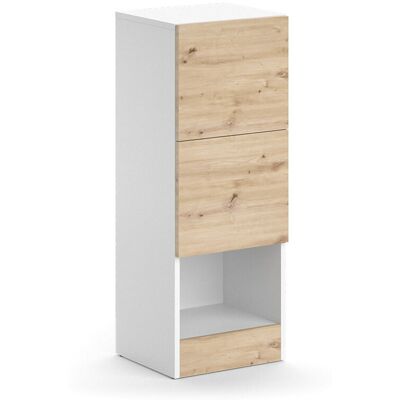 Vicco - Armario Mediano Alf, Blanco, 35 X 92 Cm Con 2 Cajones Vicco - Armario Mediano Alf, Blanco, 35 X 92 Cm Con 2 Cajones