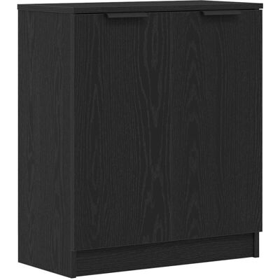 vidaXL Sideboard Schwarz Eiche Holzwerkstoff - Sideboard vidaXL Sideboard Schwarz Eiche Holzwerkstoff - Sideboard