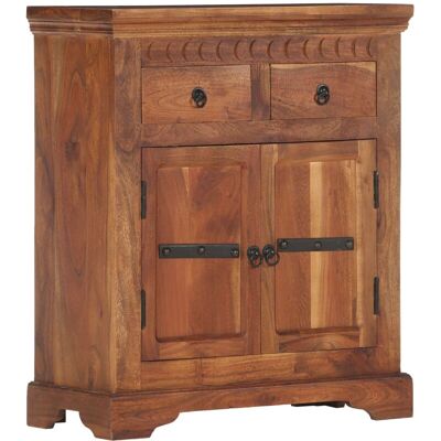 Aparador De Madera Maciza De Acacia 63x30x75 Cm Vidaxl Aparador De Madera Maciza De Acacia 63x30x75 Cm Vidaxl