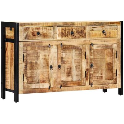 Aparador De Madera Maciza De Mango 120x35x76 Cm Vidaxl Aparador De Madera Maciza De Mango 120x35x76 Cm Vidaxl