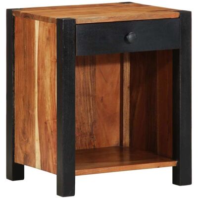 Armario De Noche Marrón 40 X 35 X 50 Cm Madera Maciza De Acacia Vidaxl Armario De Noche Marrón 40 X 35 X 50 Cm Madera Maciza De Acacia Vidaxl