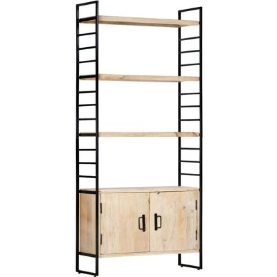 Vidaxl - Estantería De 4 Niveles Madera Maciza De Mango 80x30x180 Cm Vidaxl - Estantería De 4 Niveles Madera Maciza De Mango 80x30x180 Cm